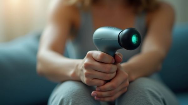 Soulagement musculaire rapide avec un pistolet de massage